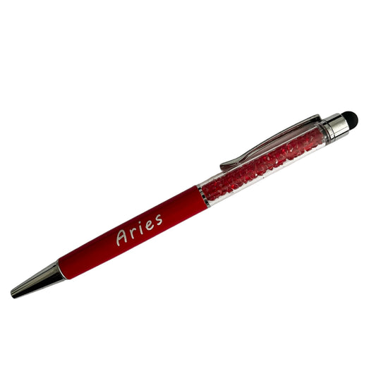 stylus pen for ipad, fountain pen, personalized pens, pens, ballpoint pens, pencil case, Aries sign, Aries, Aries gifts, zodiac gifts 