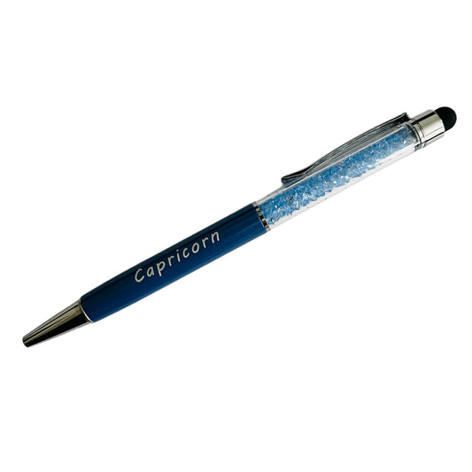 stylus pen for ipad, fountain pen, personalized pens, pens, ballpoint pens, pencil case, Capricorn sign, Capricorn, Capricorn gifts, zodiac gifts 