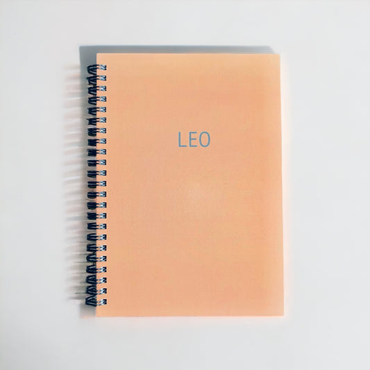notebooks, A5 notebook, spiral notebook, small notebook, best notebooks, Leo sign, Leo, Leo gifts, zodiac gifts