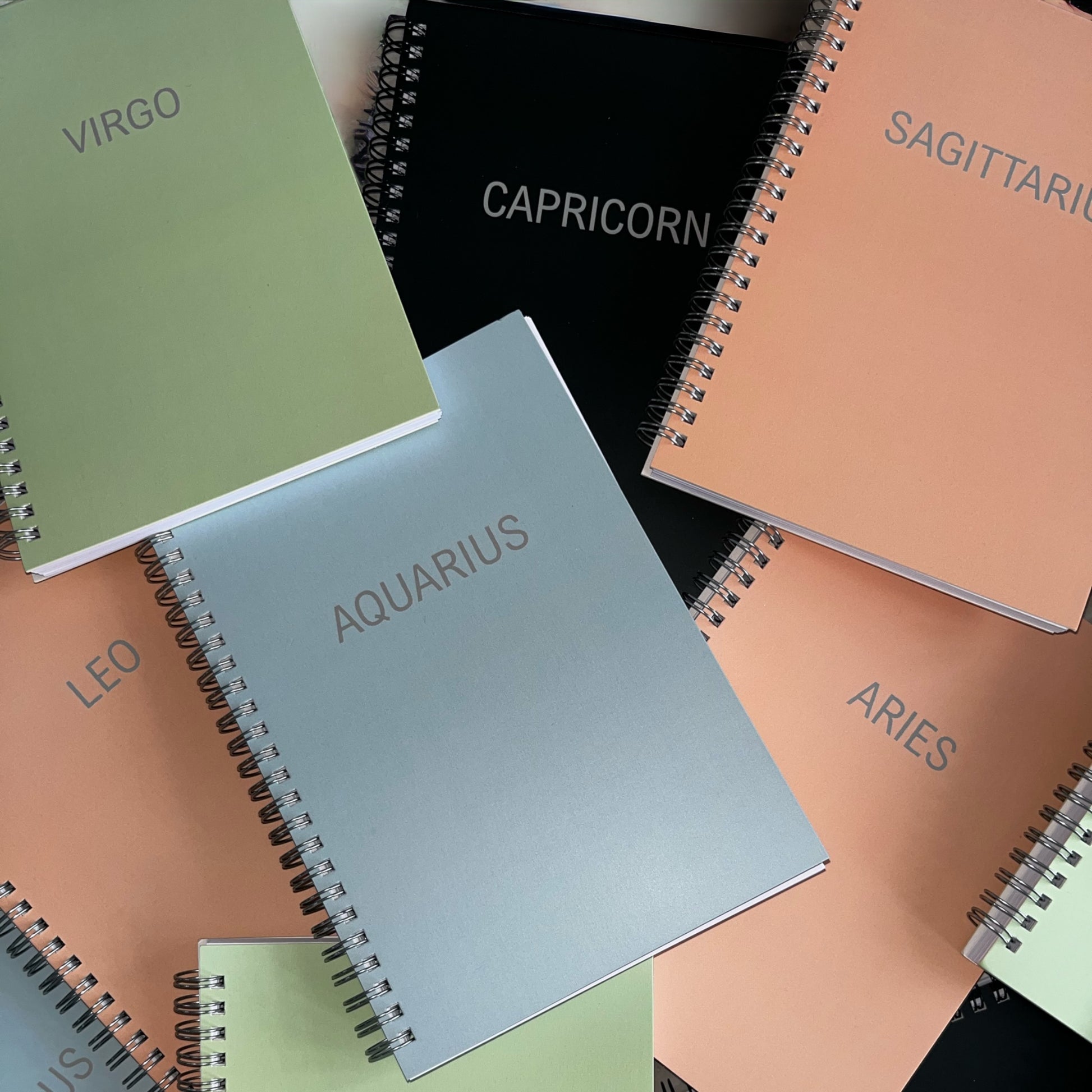 notebooks, A5 notebook, spiral notebook, small notebook, best notebooks, Capricorn sign, Capricorn, Capricorn gifts, zodiac gifts