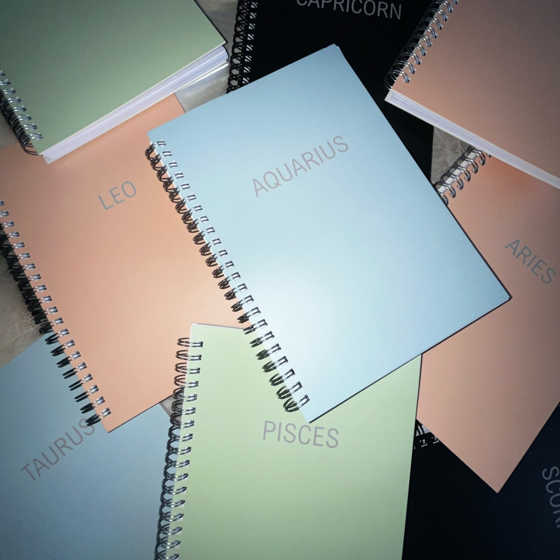 notebooks, A5 notebook, spiral notebook, small notebook, best notebooks, Taurus sign, Taurus, Taurus gifts, zodiac gifts