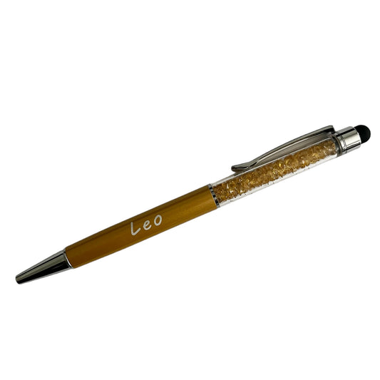 stylus pen for ipad, fountain pen, personalized pens, pens, ballpoint pens, pencil case, Leo sign, Leo, Leo gifts, zodiac gifts 