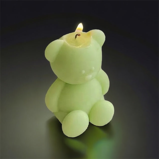 Green Bear Candle