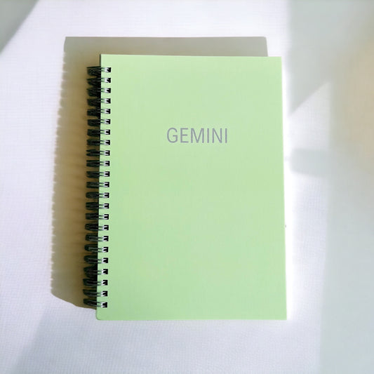 notebooks, A5 notebook, spiral notebook, small notebook, best notebooks, Gemini sign, Gemini, Gemini gifts, zodiac gifts
